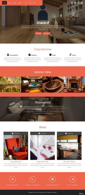 匠心獨(dú)運(yùn)，悅享生活 專業(yè)室內(nèi)設(shè)計(jì)服務(wù)響應(yīng)式網(wǎng)頁(yè)模板免費(fèi)下載